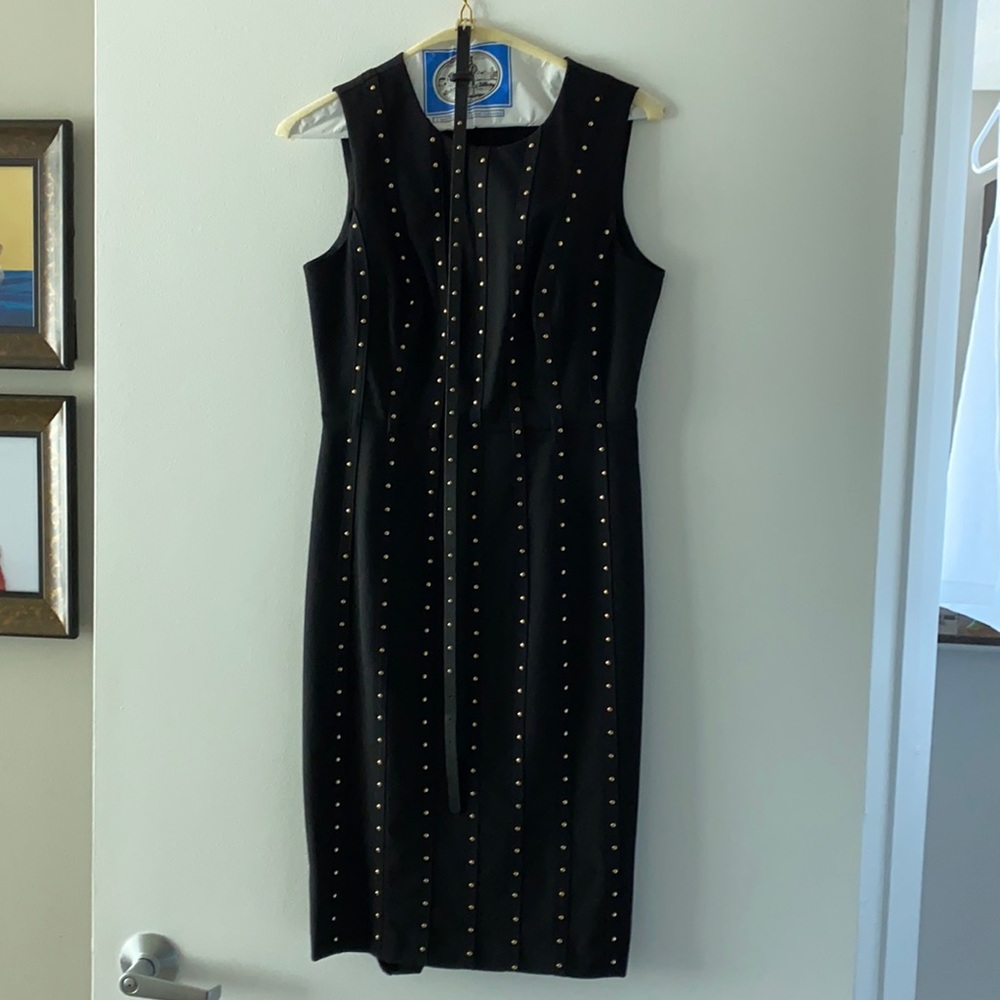 Calvin Klein black size 4 dress with belt